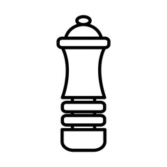 pepper grinder icon, line style