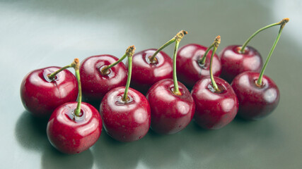 fresh cherry berry. healthy food for breakfast. fruits of vegetation. fruit dessert