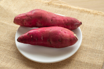 洗った生の紅あずま