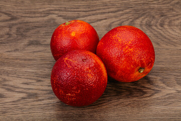 Red sweet orange over background