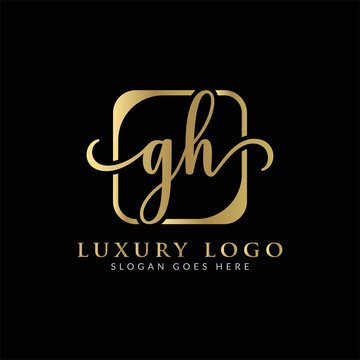 Initial GH Letter Logo Creative Modern Typography Vector Template. Creative Luxury Letter GH logo Design