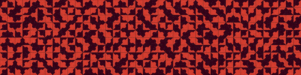 Abstract Geometric Pattern generative computational art illustration