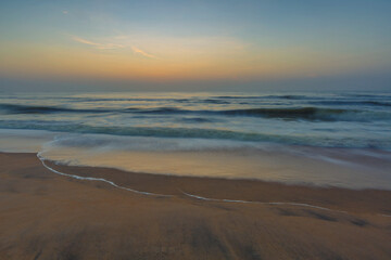 sunset at the beach