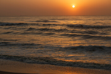 Fototapeta na wymiar sunrise / sunset on the beach