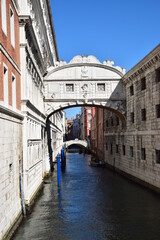 Fototapeta na wymiar Venezia - Ponte dei Sospiri al Palazzo Ducale