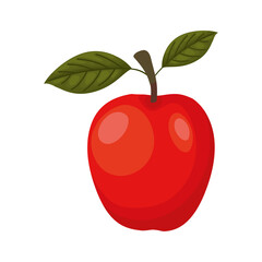 apple with a red color