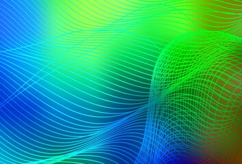 Fototapeta premium Dark Multicolor vector colorful abstract background.