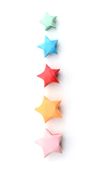 Origami lucky stars decoration