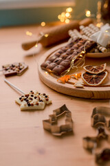 Christmas sweets on the table