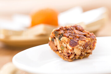 Oriental sweets on a white background