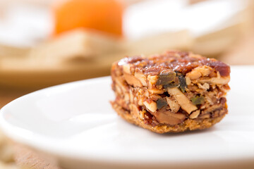 Oriental sweets on a white background