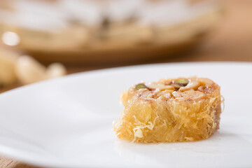 Oriental sweets on a white background