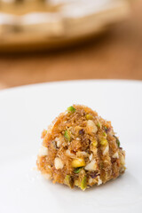 Oriental sweets on a white background