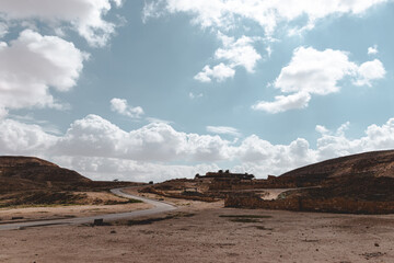 landscape with sky, Negev desert