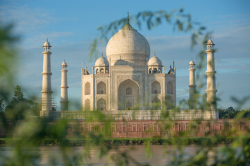 Fototapeta premium Taj Mahal Delhi at early morning, Agra, Delhi, India