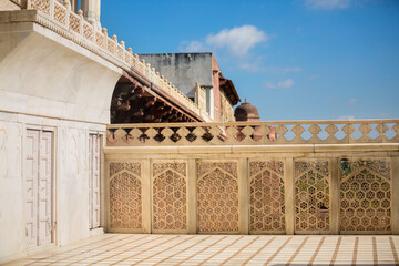 Architecture of Agra fort, Uttar Pradesh,India