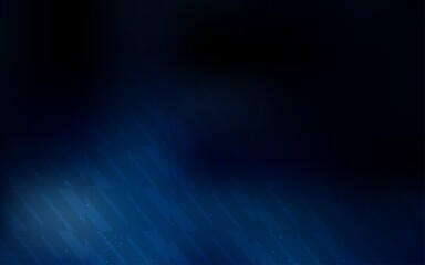 Dark BLUE vector pattern with sharp lines. Lines on blurred abstract background with gradient. Pattern for your busines websites.