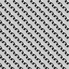 Seamless surface pattern. Tilted figures ornament. Ethnic motif. Diagonal forms background. Signs backdrop. Textile print, web design, abstract illustration. Slanted shapes wallpaper. Vector artwork