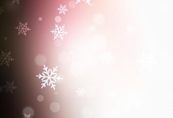 Light Pink, Red vector layout in New Year style.