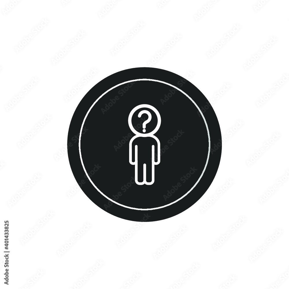 Poster problem button icon