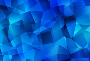 Light BLUE vector abstract polygonal background.