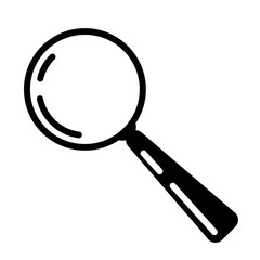 Magnifier vector illustration icon for web design