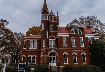 Fototapeta na wymiar University of Mississippi in Oxford Historic Ventress Hall built in 1889.