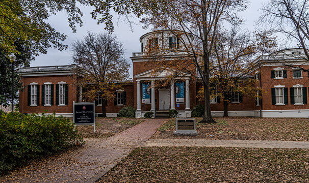 Historic Barnard Observatory on the campus of University of Mississippi in Oxford. Building built in 1859. Named for Frederick Barnard.