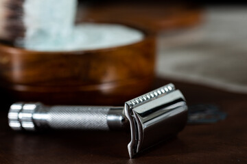 Naklejka premium Men’s grooming equipment.