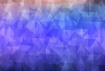 Light Purple vector background in polygonal style.