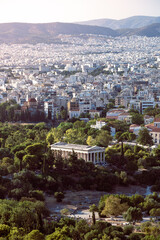 Greek Temple in the middle of Athens