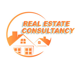 house logo design template. Business vector icon. Estate
