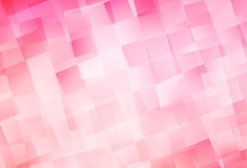 Light Pink, Yellow vector pattern in square style.