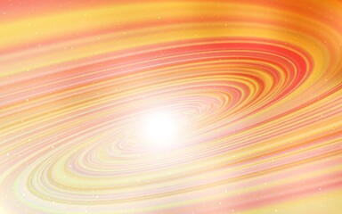 Obraz premium Light Orange vector template with space stars. Shining illustration with sky stars on abstract template. Pattern for futuristic ad, booklets.
