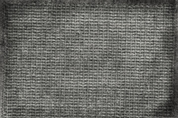 Grey burlap texture background with shade.