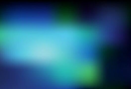 Dark BLUE vector colorful blur backdrop.