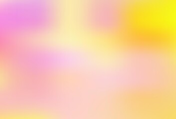 Obraz premium Light Pink, Yellow vector blurred shine abstract texture.