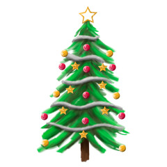 decorated christmas tree