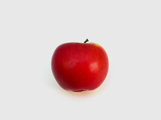  Delicious red apple, side view.   
