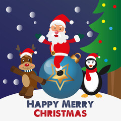 Merry Christmas Illustration