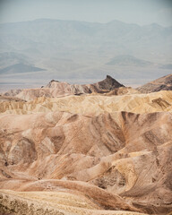 Death Valley Peaks in California Desert