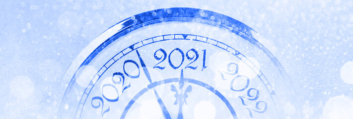 Obraz na płótnie Canvas Happy New Year Background. Time to start 2021
