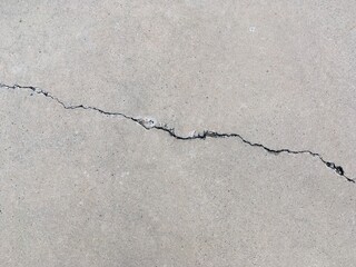 crack in the sand