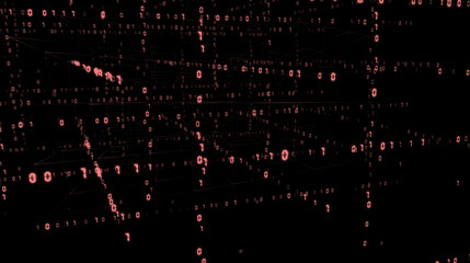 Abstract futuristic - technology with polygonal shapes on dark blue background. Design digital technology concept. 3d illustration.