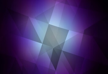 Obraz premium Dark Pink, Blue vector shining triangular backdrop.
