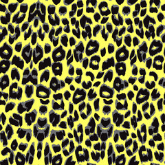 Fototapeta na wymiar Leopard gepard cheetah background. Seamless pattern. Animal print.
