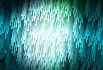 Light Blue, Green vector pattern with sharp lines.