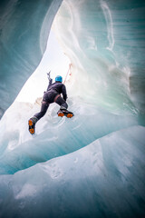 ice rock climbing