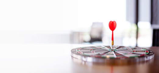 Dart is an opportunity and Dartboard is the target and goal.So both of that represent a challenge...