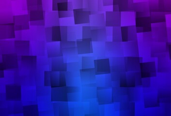 Light Pink, Blue vector template with rhombus.